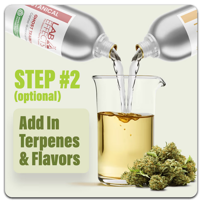 Add terpenes and flavor