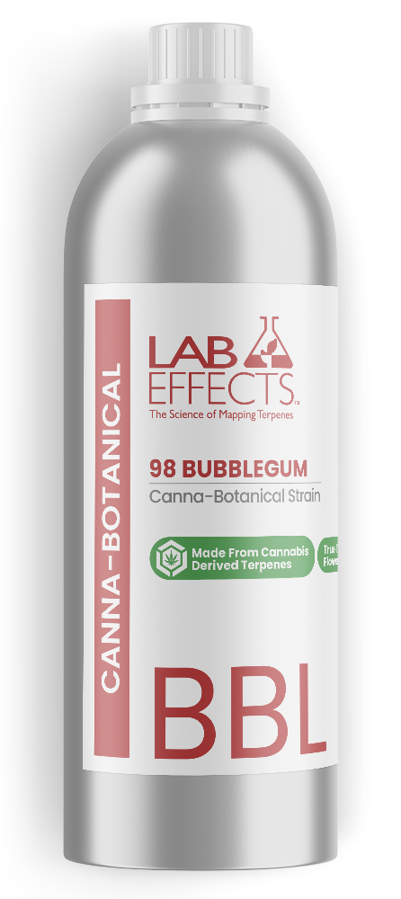 98 Bubblegum Cannabis + Botanical Blend terpenes bottle