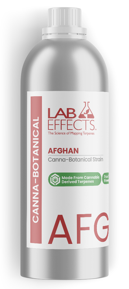Afghan Cannabis + Botanical Blend terpenes bottle