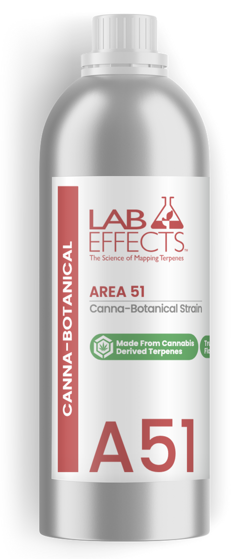 Area 51 Cannabis + Botanical Blend terpenes bottle