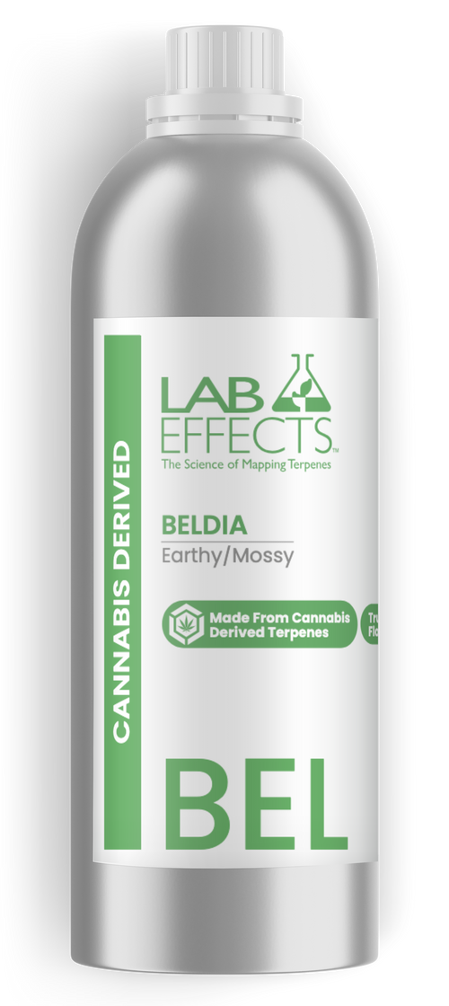 Beldia cannabis derived terpene bottle