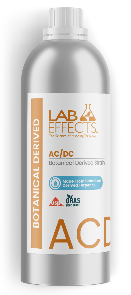 AC/DC Botanical Derived terpenes bottle