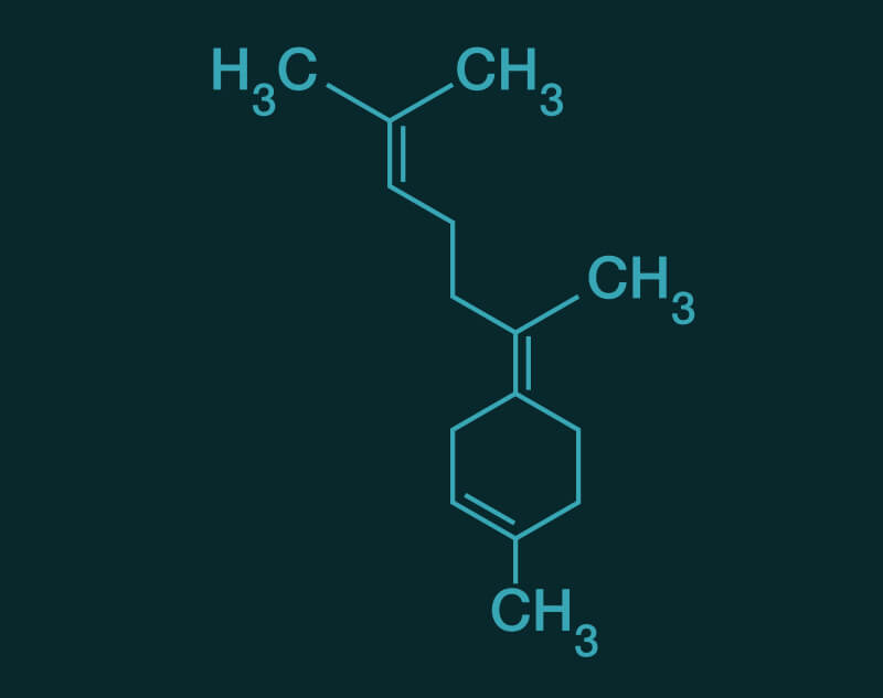 Bisabolene molecular structure