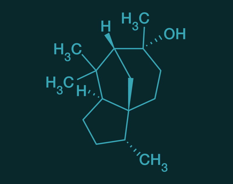 Cedrol molecular structure