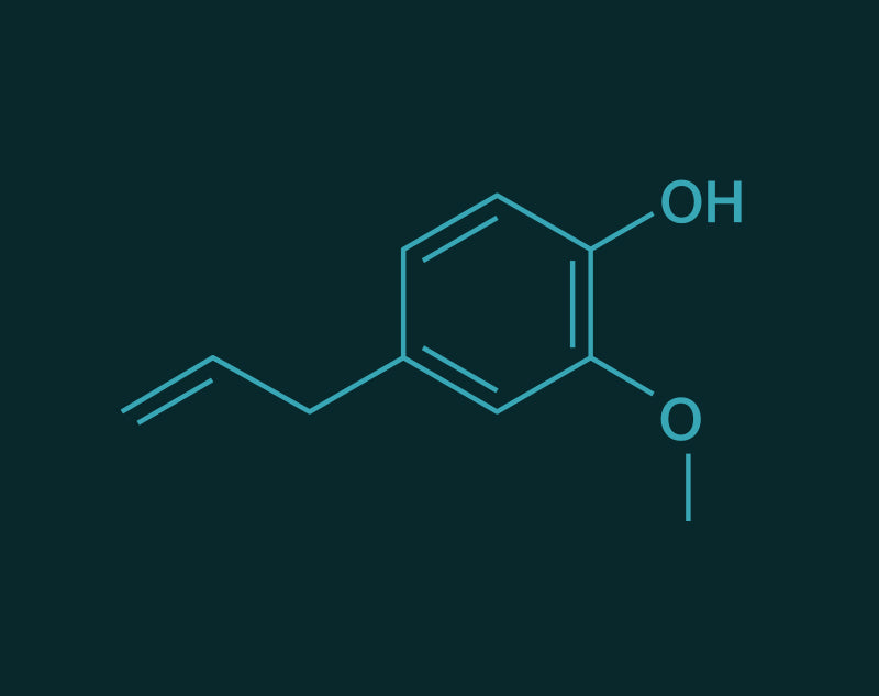 Eugenol molecular structure