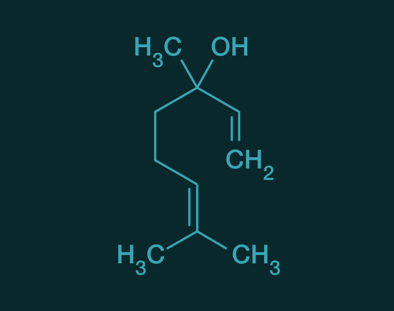 Linalool molecular structure