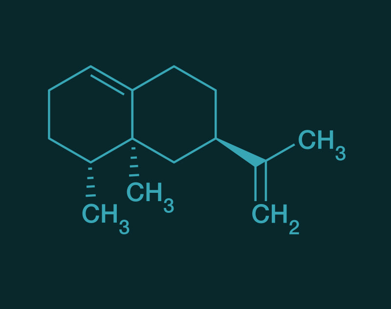 Valencene molecular structure