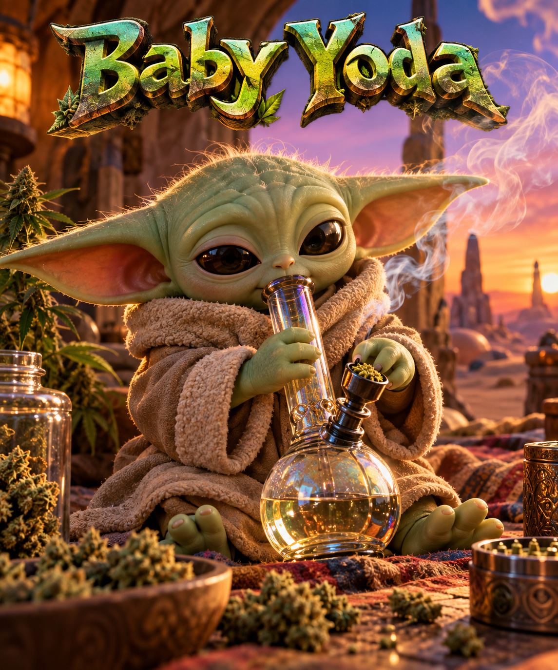 Baby Yoda, the menthol version from Compound Genetics.