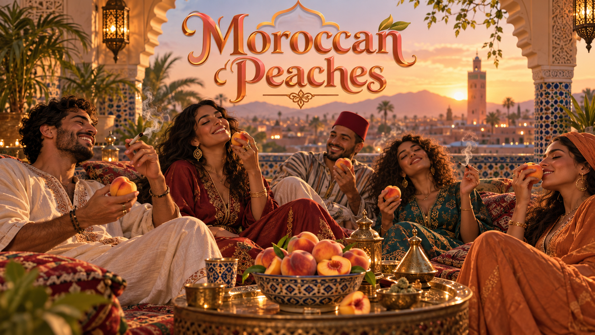 Moroccan Peaches from Purple City Genetics, selected for the wash.