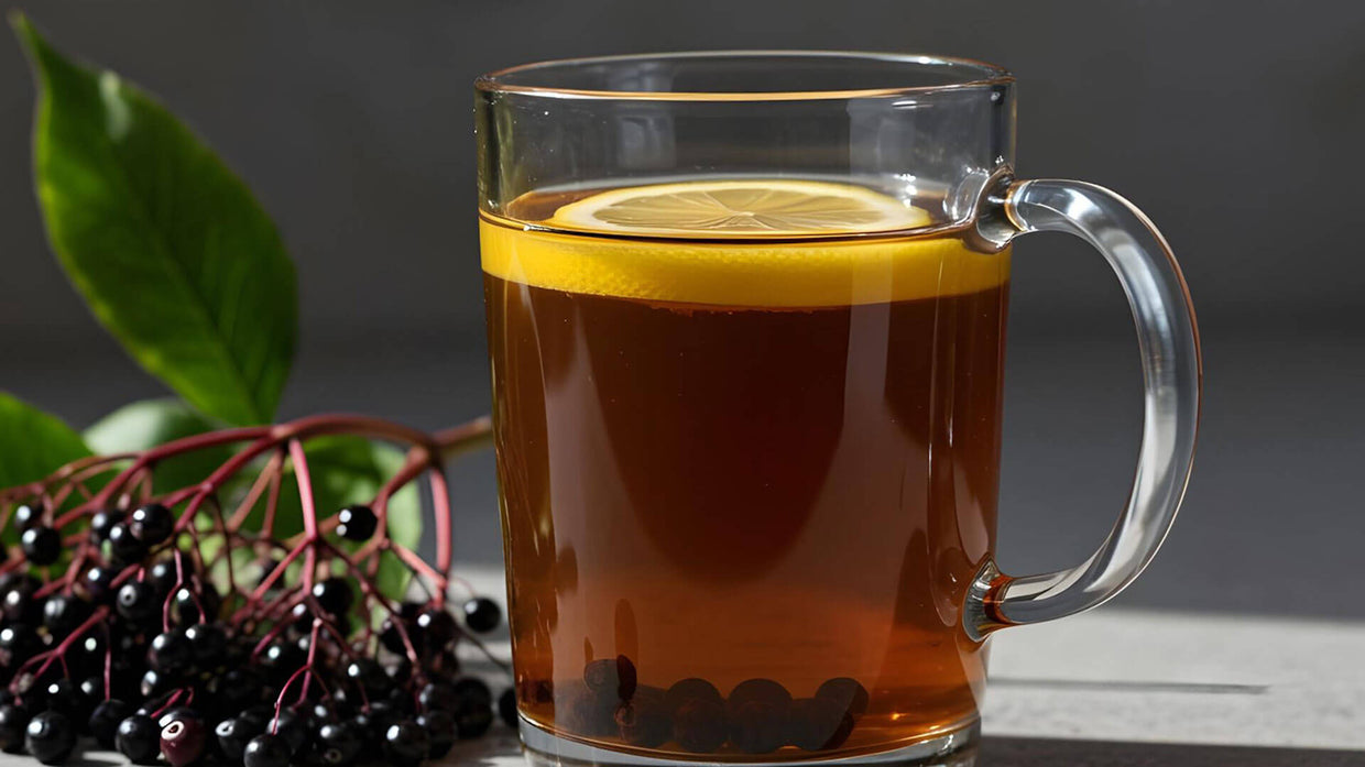 Elderberry Lemon Tea