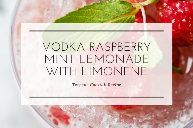 Terpene Recipe: Vodka Raspberry Mint Lemonade with Limonene