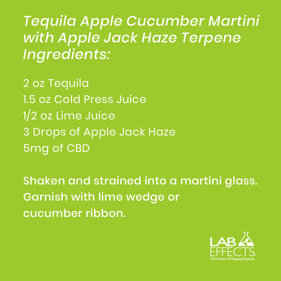 lab effects terpene cocktail apple martini recipe